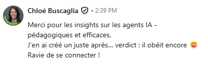 Avis de Chloe Buscaglia