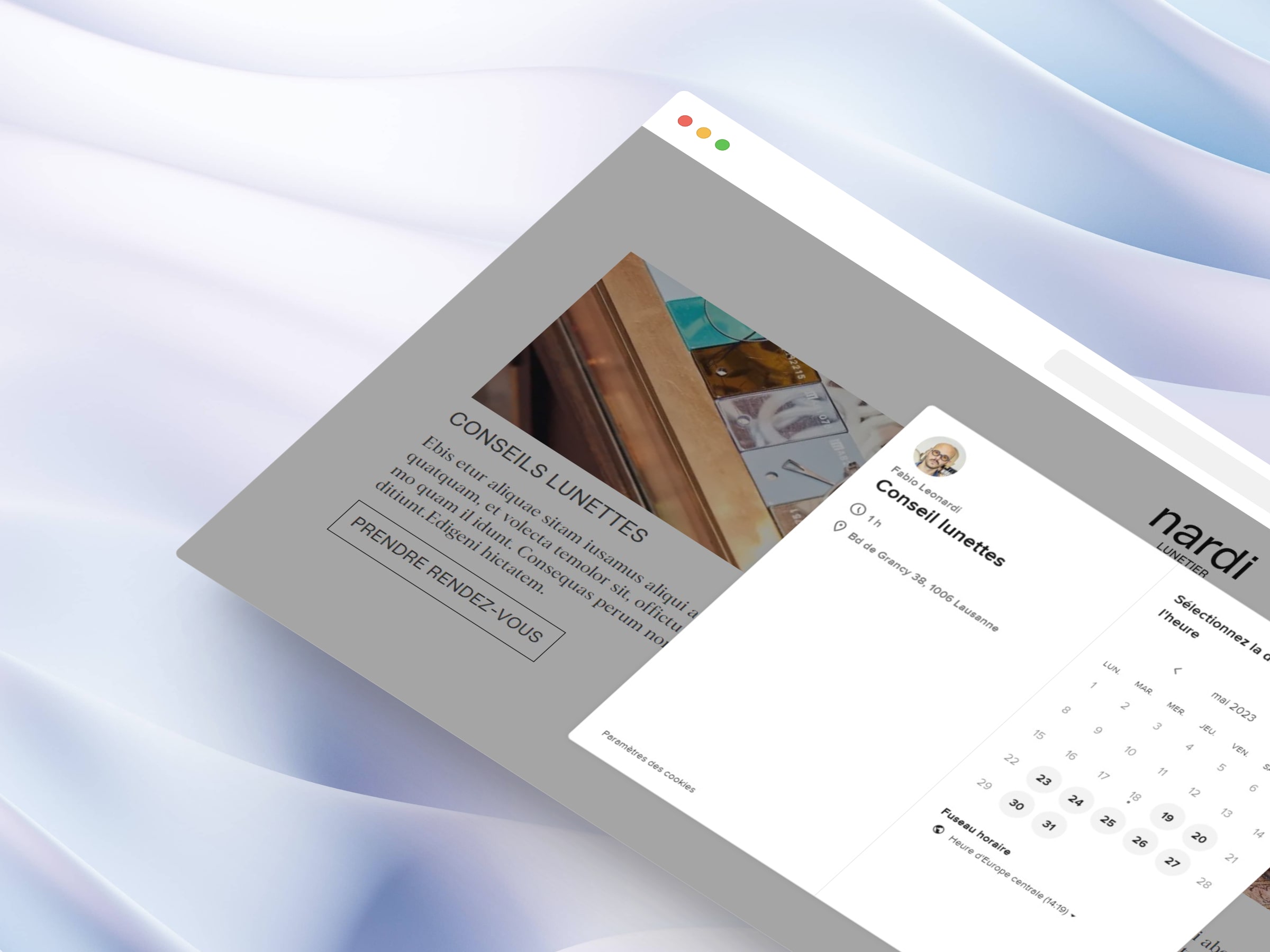nardi lunetier - rendez-vous